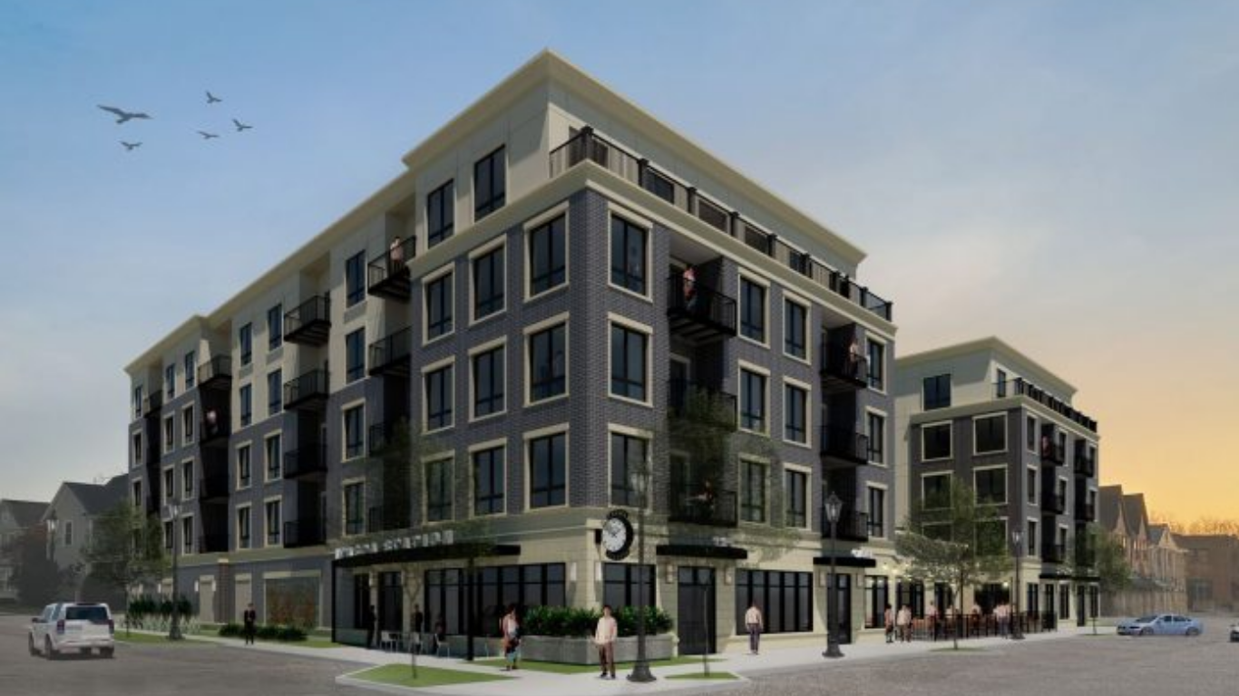 A large building, Itasca Station